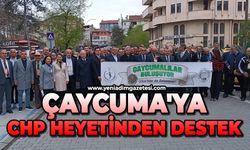Çaycuma'ya CHP heyetinden destek