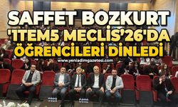 Bozkurt, "1TEM5 MECLİS’26”da öğrencileri dinledi