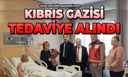 Kıbrıs gazisi tedaviye alındı