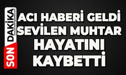 Üzen haber: Sevilen muhtar hayatını kaybetti