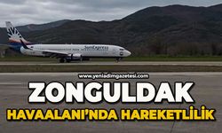 Zonguldak havaalanında hareketlilik