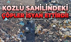 Kozlu sahilindeki çöpler isyan ettirdi!