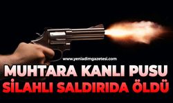 Mahalle muhtarı silahlı saldırıda hayatını kaybetti