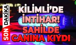 Kilimli'de olay: Sahilde kadın hayatına son verdi