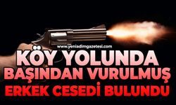 Köy yolunda erkek cesedi bulundu