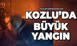 Kozlu'da büyük yangın: Ekipler seferber oldu