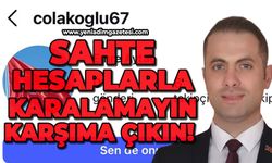 Sahte hesaplarla karalamayın: Karşıma çıkın!