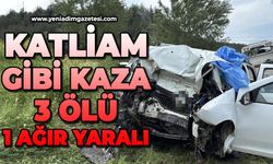 Katliam gibi kaza: 3 ölü, 1 ağır yaralı