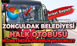 Zonguldak Belediyesi Halk Otobüsü hizmetinden memnun musunuz?