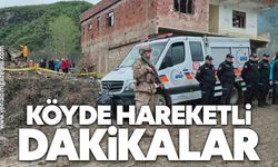 Köyde hareketli dakikalar