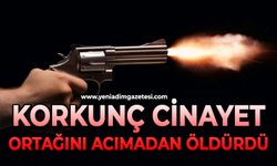 Korkunç cinayet: Ortağını acımadan öldürdü