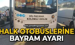 Kilimli Halk Otobüslerine bayram ayarı!