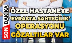 Özel hastaneye operasyon: Doktor ve hemşireler gözaltına alındı