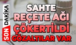 Sahte reçete ağı çökertildi: Gözaltılar var