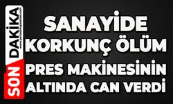 Sanayide korkunç ölüm: Pres makinesinin altında can verdi
