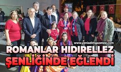 Romanlar hıdırellez şenliğinde eğlendi
