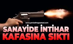 Sanayide intihar: Kafasına sıktı