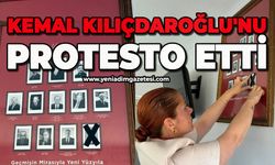 Mutlak butlan kararı sonrası Kılıçdaroğlu'nu protesto etti
