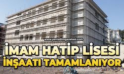 İmam Hatip Lisesi inşaatı tamamlanıyor