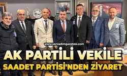 AK Partili vekile Saadet Partisi'nden ziyaret