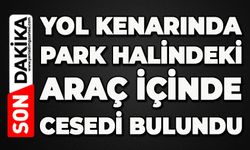 Park halinde aracın içinde ölü bulundu