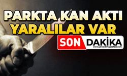 Parkta bıçaklı kavga: Yaralı var