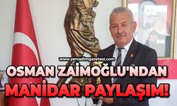 Osman Zaimoğlu'ndan manidar paylaşım!