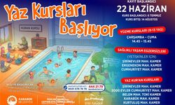Yaz kursları için kayıtlar başladı