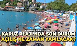 Kapuz Plajı ile ilgili önemli gelişme: Açılış ne zaman yapılacak?
