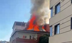 3 katlı apartmanda korkutan yangın