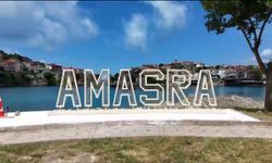 Amasra'ya ışıklı tabela