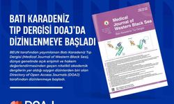 Batı Karadeniz Tıp Dergisi DOAJ'da dizinlenmeye başladı
