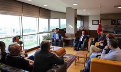 Çalışan Gazeteciler öneri ve taleplerini Rektör Prof. Dr. Sözbir'e anlattılar
