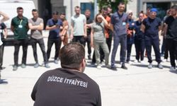Hastanede yangın eğitimi