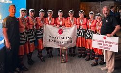 Kastamonu Üniversitesi Halk Dansları Topluluğu Türkiye ikincisi oldu