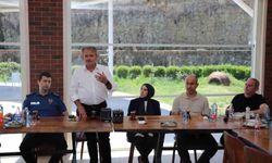 Kaymakam Şendur'a veda etti