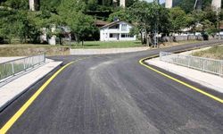 Köylerde yol çizgi çalışmaları tamamlanıyor