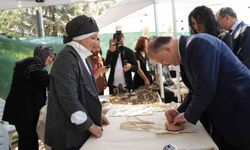 Kursiyerlerin yaptığı ürünler beğeniye sunuldu