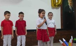 Minik öğrencilerin 'Okuma Bayramı' coşkusu