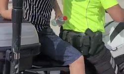 Polis ekipleri öğrenciyi sınava yetiştirmek için zamanla yarıştı