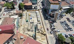 Tarihi hamamı gün yüzüne çıkaracak tam otomatik otopark projesi yükseliyor