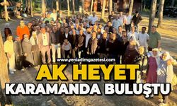 Ak heyet Karaman'da buluştu