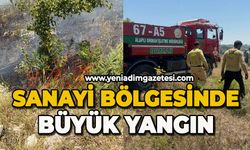 Sanayi bölgesinde büyük yangın
