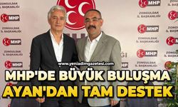 MHP'de büyük buluşma: Ayan'dan tam destek
