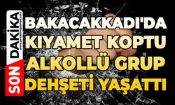 Bakacakkadı'da kıyamet koptu: Alkollü grup birbirine girdi