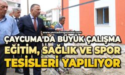 Çaycuma'da büyük çalışma: Eğitim, sağlık ve spor tesisleri yapılıyor