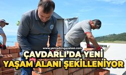 Çavdarlı’da yeni yaşam alanı şekilleniyor
