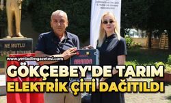 Gökçebey'de tarım elektrik çiti dağıtıldı