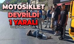 Zonguldak'ta motosiklet devrildi: 1 yaralı