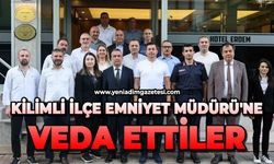 Kilimli İlçe Emniyet Müdürü'ne veda ettiler